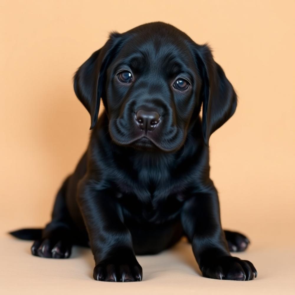 Cachorro Labrador Retriever Negro